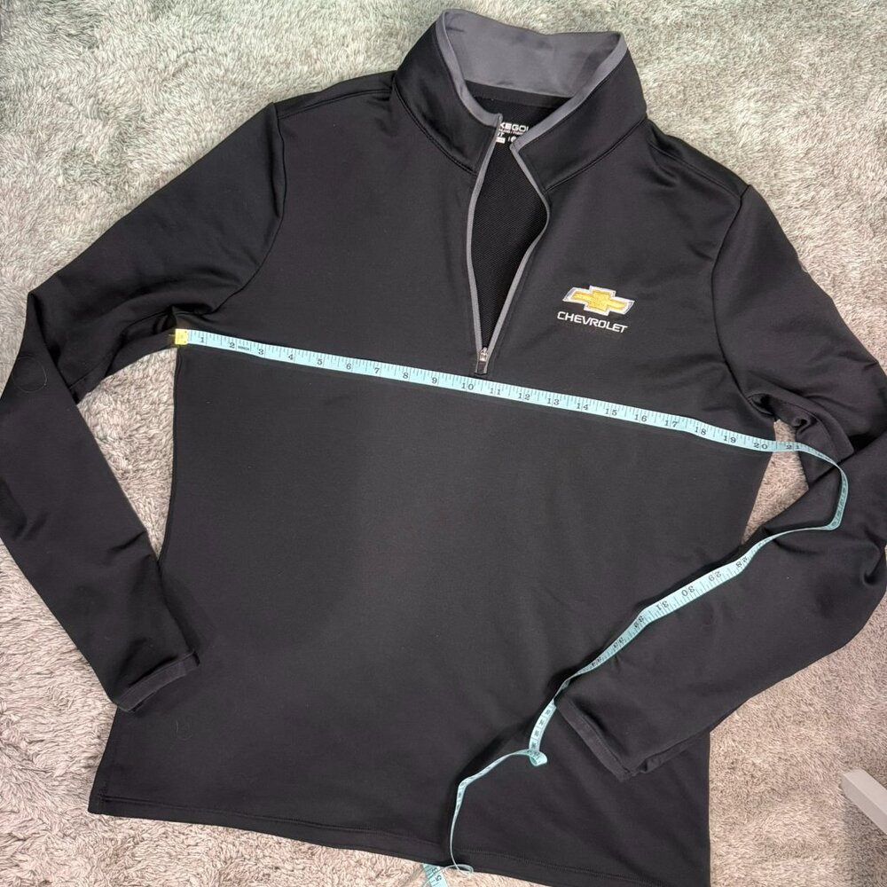 Nike Dri Fit Pullover with Chevrolet Logo Black Size Large